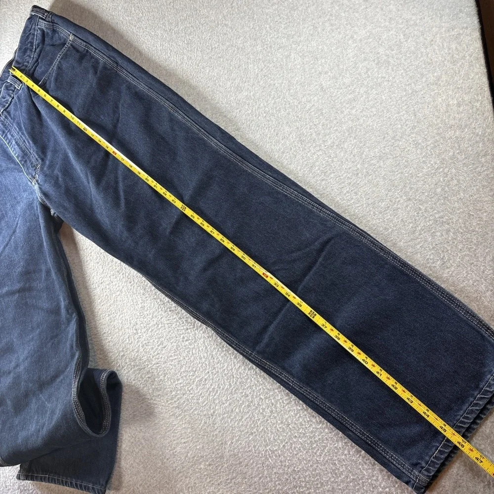 Tyndale FR Men's 42x34 Dark Wash Straight Leg AR/FR Work Construction Cat2
